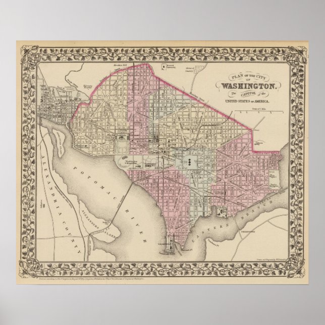 Washington 4 poster (Vorne)