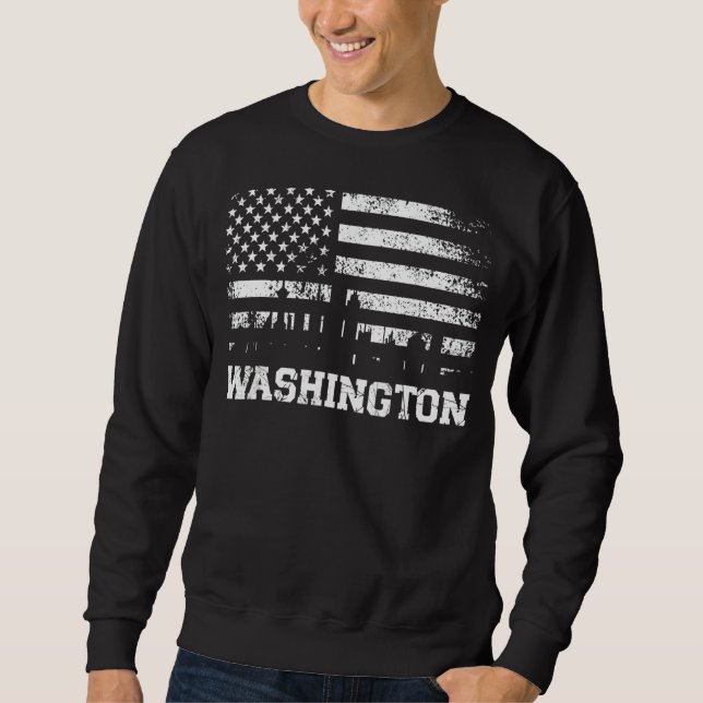 Washington American Staat USA 2 Sweatshirt (Vorderseite)