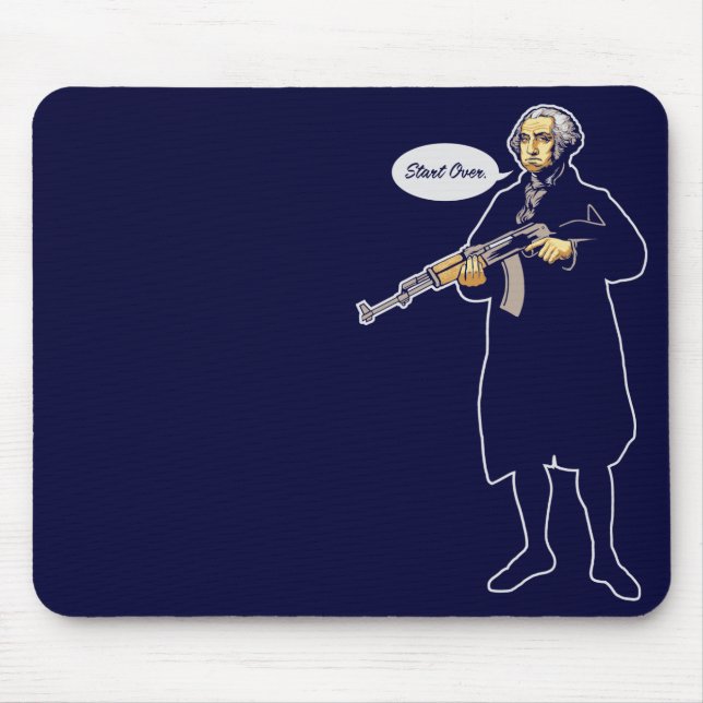 Washington "Anfang über" Mousepad (Vorne)