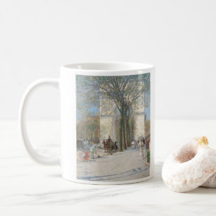 Washington Arch, Frühling von Frederick Childe Has Kaffeetasse