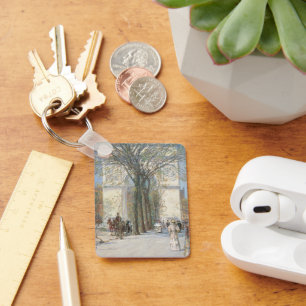 Washington Arch, Frühling von Frederick Childe Has Schlüsselanhänger