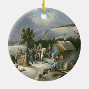 Washington at Valley Forge Keramikornament