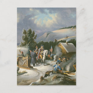 Washington at Valley Forge Postkarte