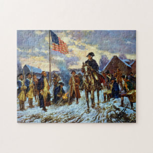 Washington bei Valley Forge Puzzle