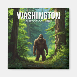 Washington Bigfoot Magnet