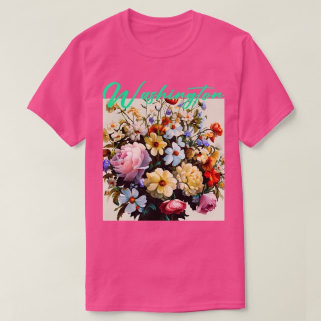 Washington Blume T-Shirt (Design vorne)