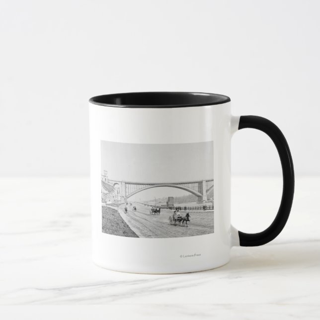 Washington Bridge und das Speedway-Foto Tasse (Rechts)
