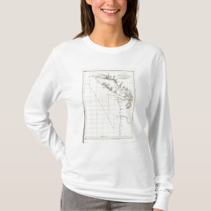 Washington, Britisch-Columbia, Vancouver-Karte T-Shirt