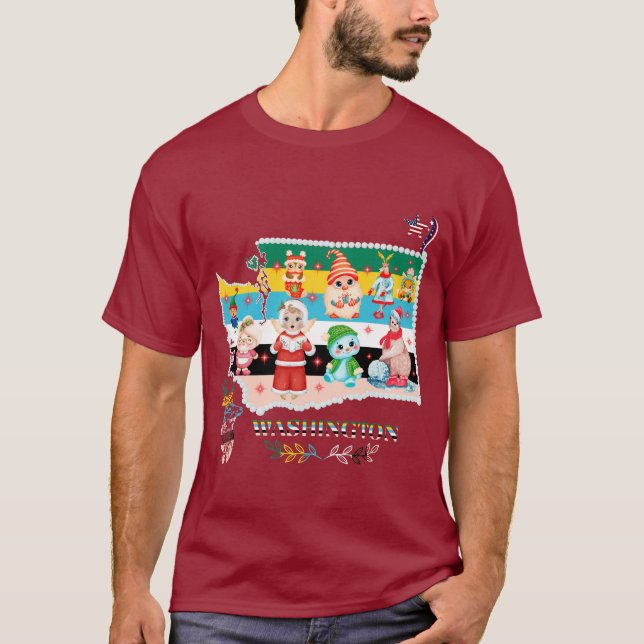 Washington Chritmas T-Shirt (Vorderseite)