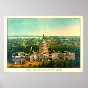 Washington City 1869 Poster