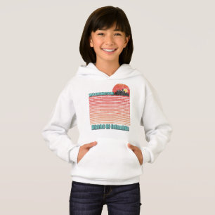 Washington City Skyline Vintag Retro Style Geschen Hoodie