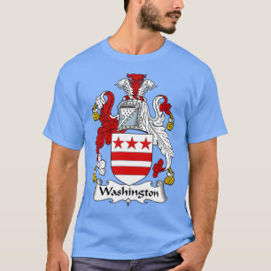 Washington Coat of Arms Family Crest  T-Shirt