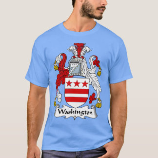 Washington Coat of Arms Family Crest  T-Shirt