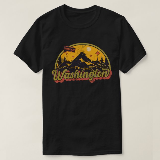 Washington, Connecticut T-Shirt (Design vorne)
