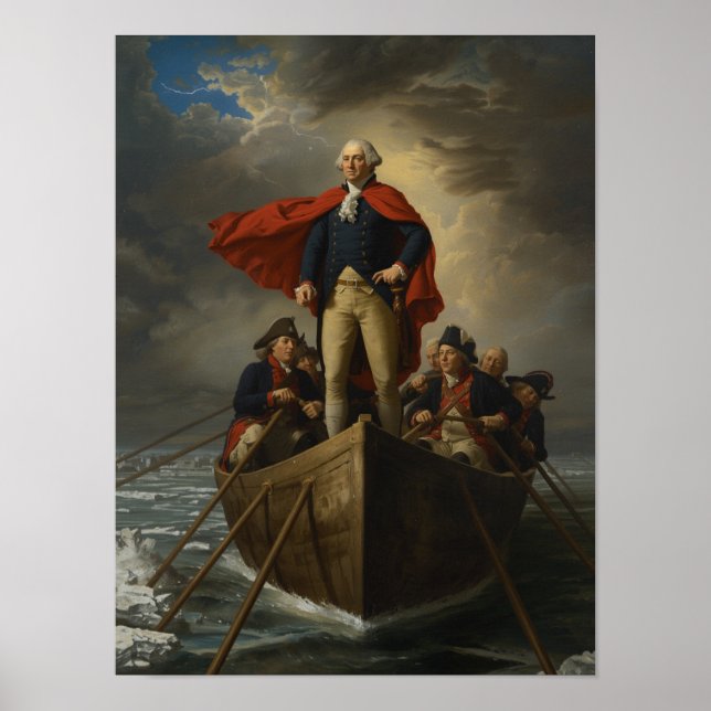 Washington Crossing the Delaware - 1776 Poster (Vorne)