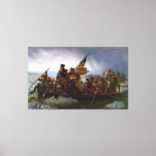 Washington Crossing The Delaware durch Emanuel Leu Leinwanddruck