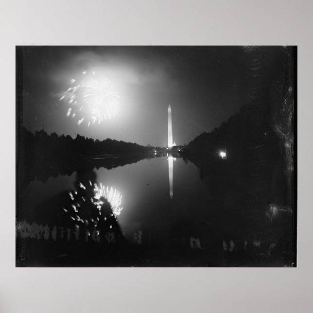 Washington D.C.; 5. Juli 1939, Feuerwerk Poster (Vorne)