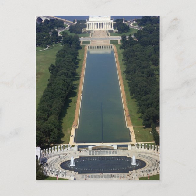 Washington D.C. - Aussicht vom Washington Monument Postkarte (Vorderseite)