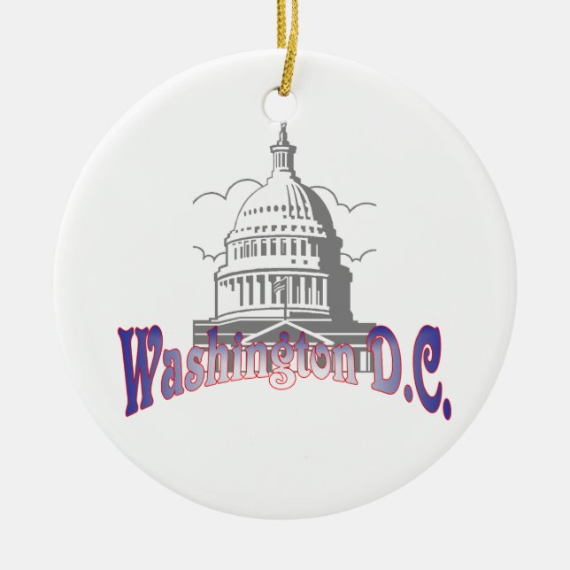 Washington D.C. Christmas Tree Ornament (Vorne)