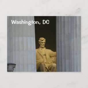 Washington, D.C.: Das Lincoln-Gedächtnis Postkarte