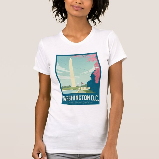Washington, D.C. - Die Hauptstadt unserer Nation T-Shirt (Vorderseite)