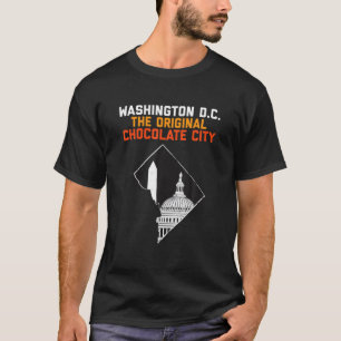 Washington D.C., die Ursprüngliche Schokoladenstad T-Shirt