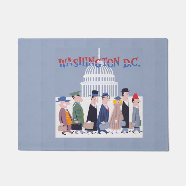 Washington D.C. Door Mat Fußmatte (Vorderseite)