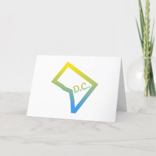 Washington D.C. Feiertagskarte