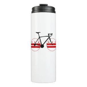 Washington D.C. Flag Cycling Thermosbecher