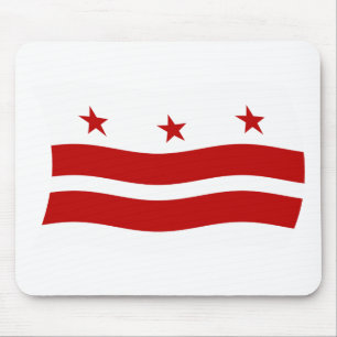 Washington D.C. Flag Mauspad