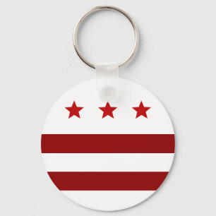 Washington D.C. Flaggen-Schlüsselanhänger Schlüsselanhänger
