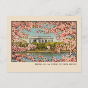 Washington, D.C. Lincoln Memorial Vintage Postkarte