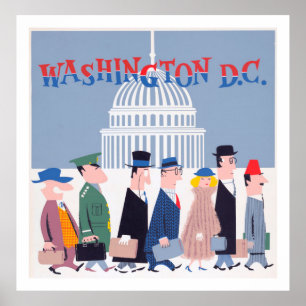 Washington D.C. Politiker Poster