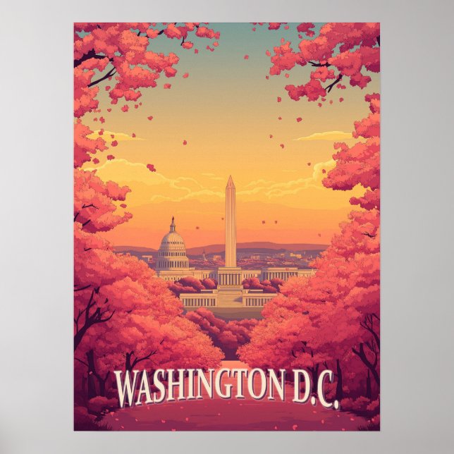 Washington D.C. Poster (Vorne)