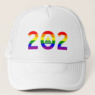 Washington D.C. Rainbow Pride Truckerkappe
