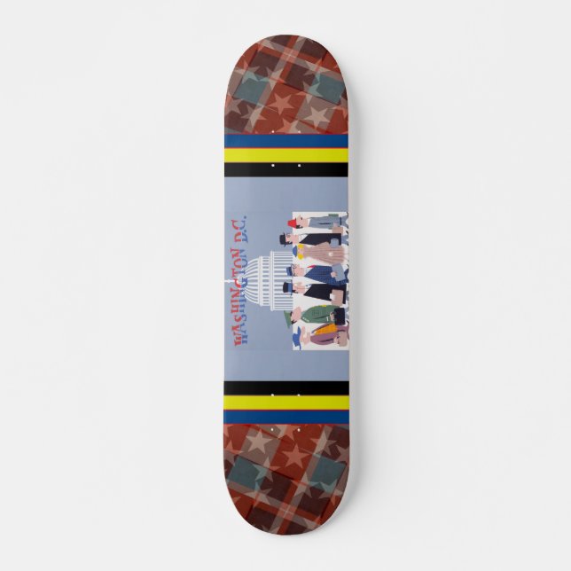 Washington D.C. Skateboard (Vorne)