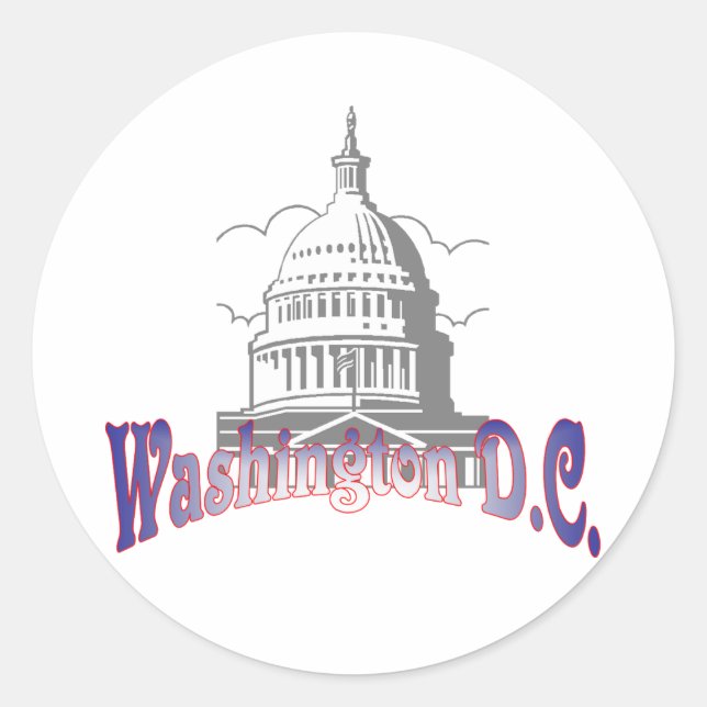 Washington D.C. Sticker (Vorderseite)