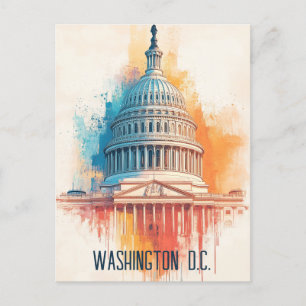 Washington D.C. USA Travel Postkarte