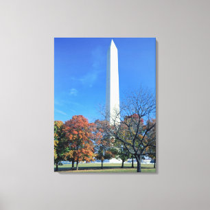 WASHINGTON, D.C. USA. Washington Monument erhebt s Leinwanddruck