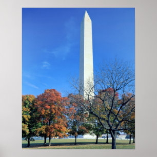 WASHINGTON, D.C. USA. Washington Monument erhebt s Poster