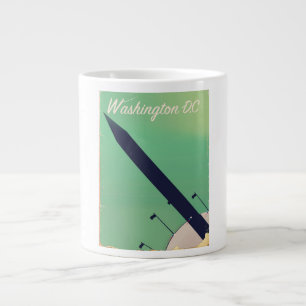 Washington D.C. Vintage Reiseplakat Jumbo-Tasse