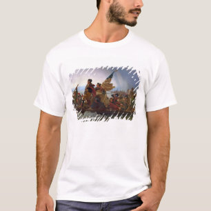 Washington, das den Delaware River kreuzt T-Shirt