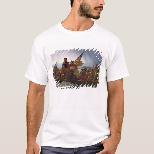 Washington, das den Delaware River kreuzt T-Shirt (Vorderseite)