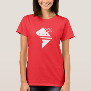 Washington DC 51. Staat - Staatlichkeit T-Shirt