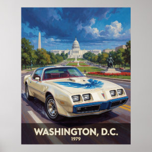 Washington DC American Road Cruiser 1979 Poster