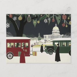 Washington DC Art Deco Style Card Hauptstadt Gebäu Postkarte