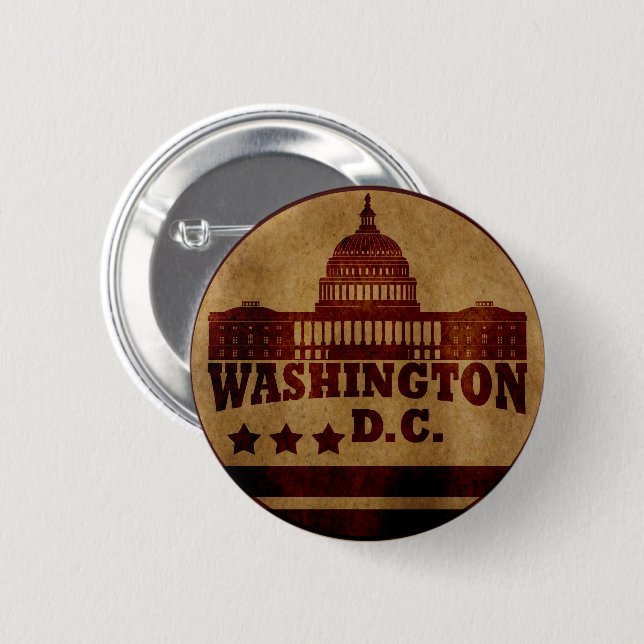Washington DC Button (Vorne & Hinten)