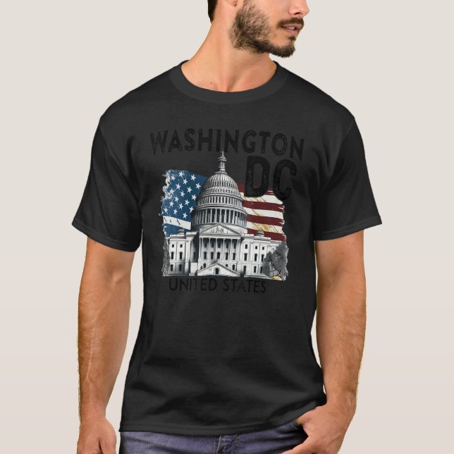 Washington DC Capitol Hill USA Souvenirs Gifts Men T-Shirt (Vorderseite)