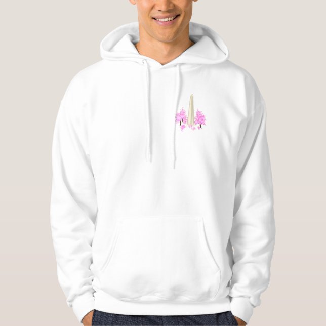 Washington, DC Cherry Blossom Hoodie (Vorderseite)