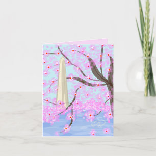 Washington, DC/Cherry Blossom Notecard Dankeskarte
